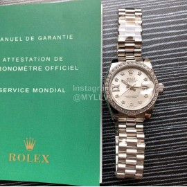 Rolex 316l Steel 28mm Dial Watch For Women