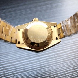 Rolex 28mm Dial 316l Steel Watch For Women