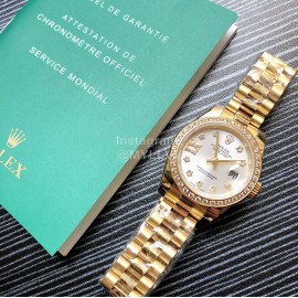 Rolex 28mm Dial 316l Steel Watch For Women