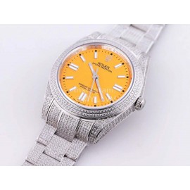 Rolex Sf Factory Oyster Perpetual Pearlmaster 41 Watch Yellow