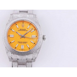 Rolex Sf Factory Oyster Perpetual Pearlmaster 41 Watch Yellow