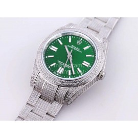 Rolex Sf Factory Oyster Perpetual Pearlmaster 41 Watch Green