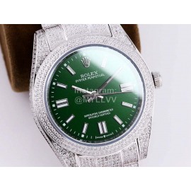 Rolex Sf Factory Oyster Perpetual Pearlmaster 41 Watch Green