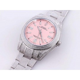 Rolex Sf Factory Oyster Perpetual Pearlmaster 41 Watch Pink