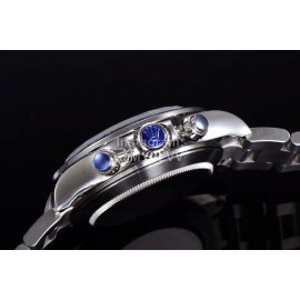 Rolex Steel Strap Luminous Multifunctional Watch Silver