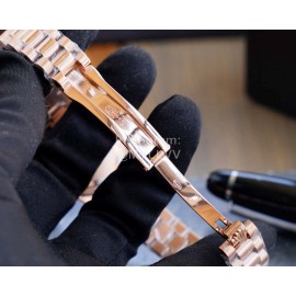 Rolex 316l Stainless Steel 28mm Dial Watch For Women Rose Gold