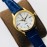 Rolex Dr Factory Leather Strap Watch Blue