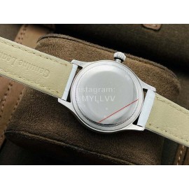 Rolex Dr Factory Leather Strap Diamond Watch White