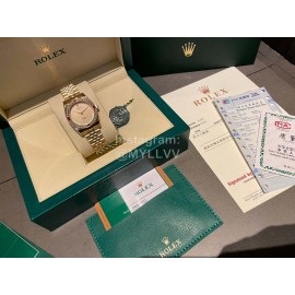 Rolex 316l Fine Steel Diamond Watch Gold