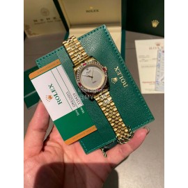 Rolex 316l Fine Steel Diamond Watch White