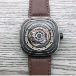 Seven Friday 316 Fine Steel Case Waterproof Watch Coffee