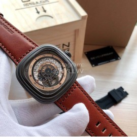 Seven Friday 316 Fine Steel Case Waterproof Watch Brown