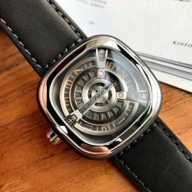 Seven Friday 316 Fine Steel Case Leather Strap Wat..