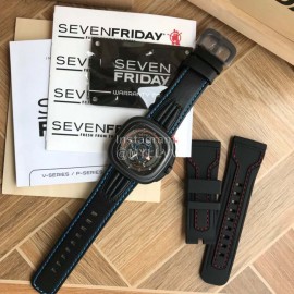 Seven Friday Black Square Dial Watch Sf-P3b02