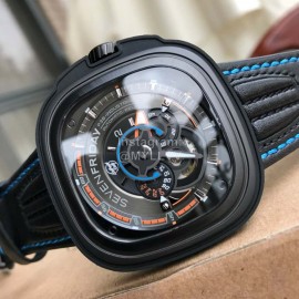 Seven Friday Black Square Dial Watch Sf-P3b02