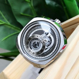 Seven Friday Leather Strap Mechanical Watch Sf-Q101