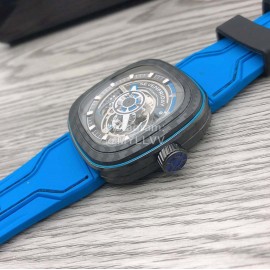 Seven Friday Blue Strap Mechanical Watch For Men S302