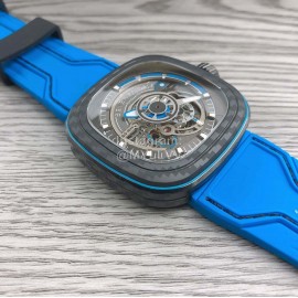 Seven Friday Blue Strap Mechanical Watch For Men S302
