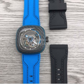 Seven Friday Blue Strap Mechanical Watch For Men S302