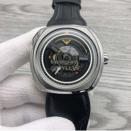 Seven Friday Black Strap Mechanical Watch W101