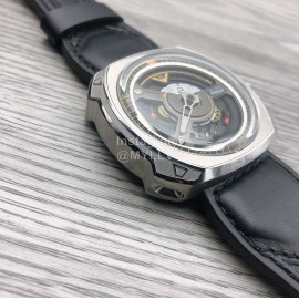 Seven Friday Black Strap Mechanical Watch W101