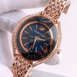 Swarovski Fashion Crystal Steel Strap Watch For Women