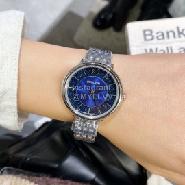 Swarovski New Crystal Steel Strap Watch For Women 