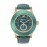 Swarovski Octea Classica 39mm Dial Leather Strap Watch Green