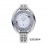 Swarovski Crystalline Oval Crystal Steel Strap Watch Silver
