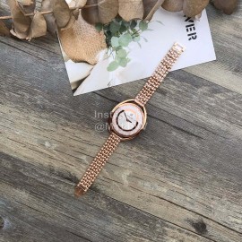 Swarovski Crystalline Oval Crystal Steel Strap Watch Gold