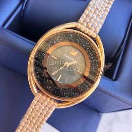 Swarovski Crystalline Oval Crystal Steel Strap Watch