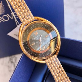 Swarovski Crystalline Oval Crystal Steel Strap Watch
