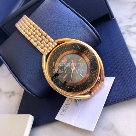 Swarovski Crystalline Oval Crystal Steel Strap Watch