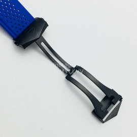 Tag Heuer Xf Factory Rubber Strap Watch Blue