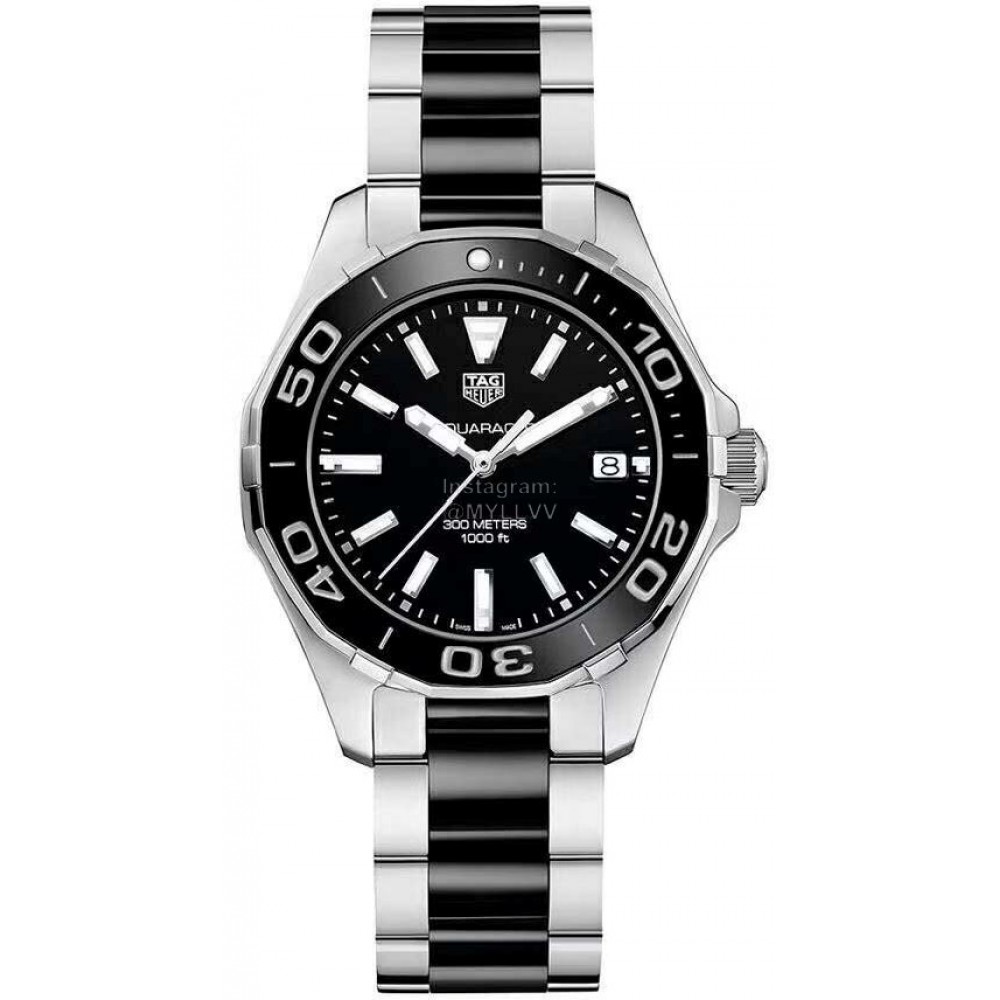 Tag Heuer 35mm Dial Steel Strap Watch For Women Black