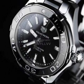 Tag Heuer 35mm Dial Steel Strap Watch For Women Black