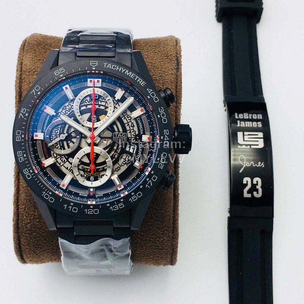 Tag Heuer Xf Factory Ceramic Strap 43mm Dial Watch