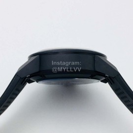 Tag Heuer Xf Factory 43mm Dial Black Strap Watch