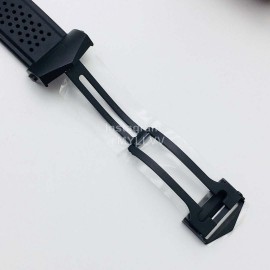 Tag Heuer Xf Factory 43mm Dial Black Strap Watch