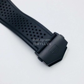 Tag Heuer Xf Factory 43mm Dial Black Strap Watch