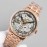 Tissot 316l Fine Steel Case Hollowed Out Watch Rose Gold