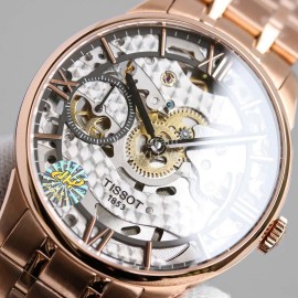 Tissot 316l Fine Steel Case Hollowed Out Watch Rose Gold