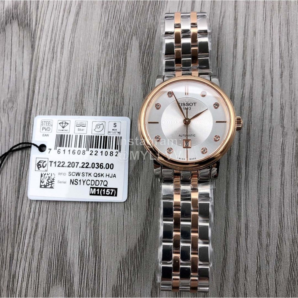 Tissot New Sapphire Glass Mechanical Watch For Women