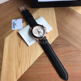 Tissot Multifunctional Six Needle Timing Leather Strap Watch 