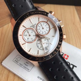 Tissot Multifunctional Six Needle Timing Leather Strap Watch 