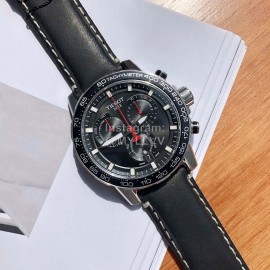 Tissot Leather Strap 45mm Dial Watch For Men