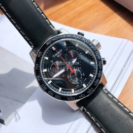 Tissot Leather Strap 45mm Dial Watch For Men