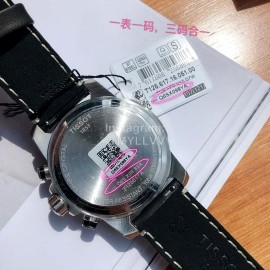 Tissot Leather Strap 45mm Dial Watch For Men