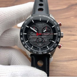 Tissot Leather Strap Multifunctional Quartz Watch For Men