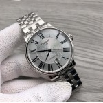 Tissot Roman Numeral Dial Steel Strap Watch For Men